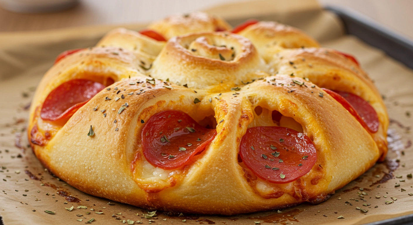 Homemade Pepperoni Pizza Roll - secondary view